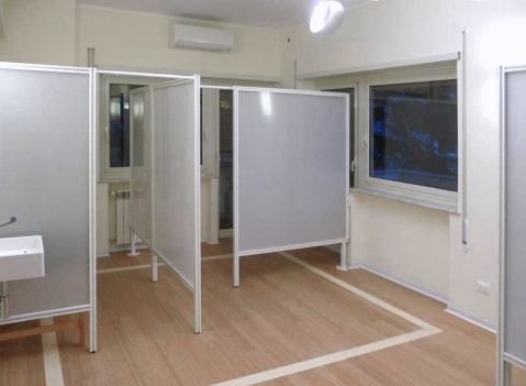 Paretine per box e cabine: LINEA MACRO