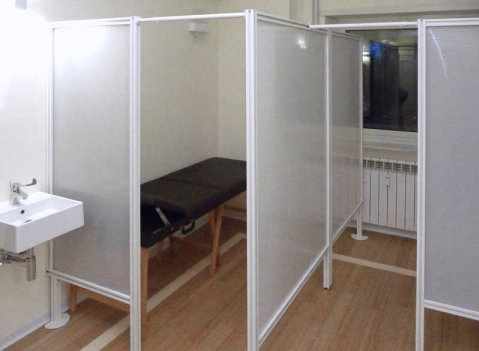 Paretine per box e cabine: LINEA MACRO