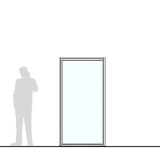 Pannello divisorio MACRO "vetroplastico" - cm 100x200h 