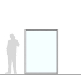 Pannello divisorio MACRO "vetroplastico" - cm 150x200h 