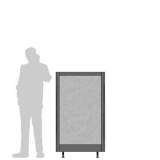 Pannello divisorio XILOX "feltro" - cm 80x140h 