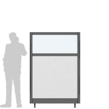 Pannello divisorio XILOX "finestrato laminato" - cm120x180h 