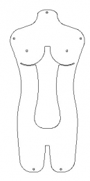 Espositore manichinio linea Artdesign cod:ES-PARIDE