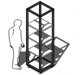 ES-AREA1 richiedi preventivo Espositore a colonna autoportante della linea ARGURION cod. ES-AREA1