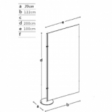 Pannello espositivo EXPO'  MD-EX20T1