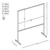 Pannello espositivo MACRO "alveolare" - cm 200x250h.MD 