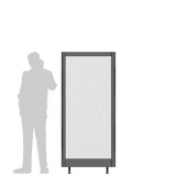 Divisorio espositivo  XILOX "laminato" - cm 80x180h