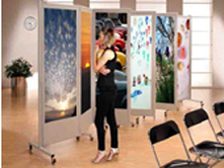 Pannello modulare su ruote CLIPPER ROLLER - Mostre permanenti ed itineranti Pannello modulare su ruote CLIPPER ROLLER