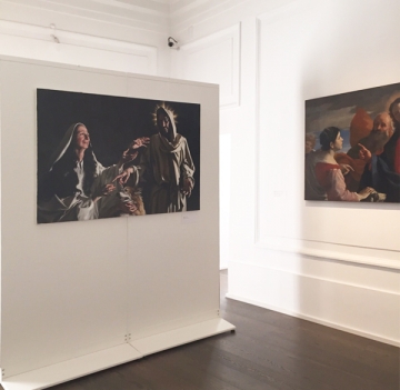 Parete espositiva autoportante modulare e bifacciale per pinacoteche e gallerie d'arte della LINEA OSTENDO