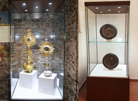 Vetrina espositiva per musei della linea Theca