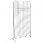 Griglia espositiva su ruote