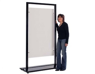 Pannelli espositivi su ruote SIDEROS