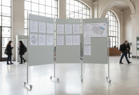 EXPO' SU RUOTE LASTRA METALLICA